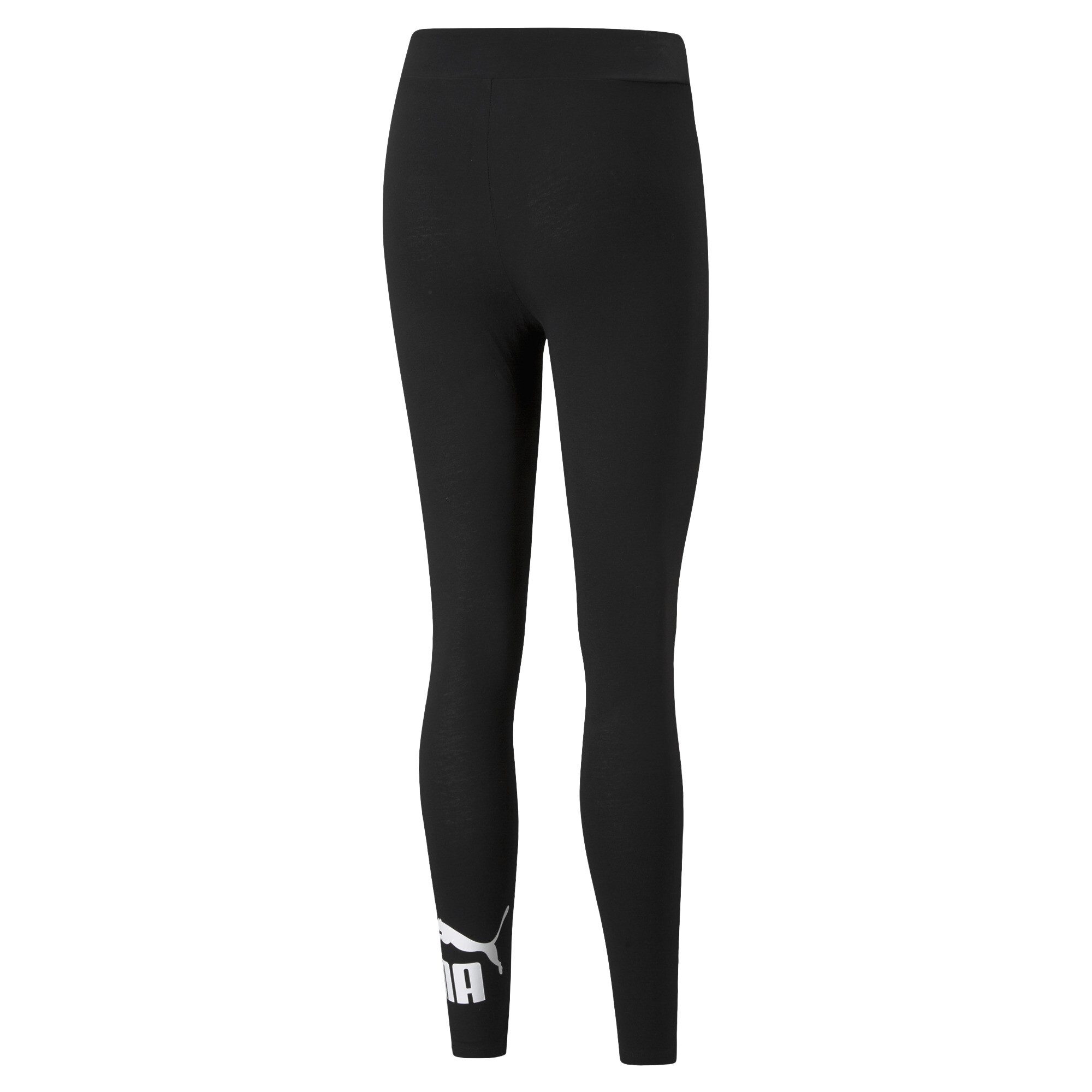 Women's Puma Essentials Logo Leggings, Black, Size XS, Clothing