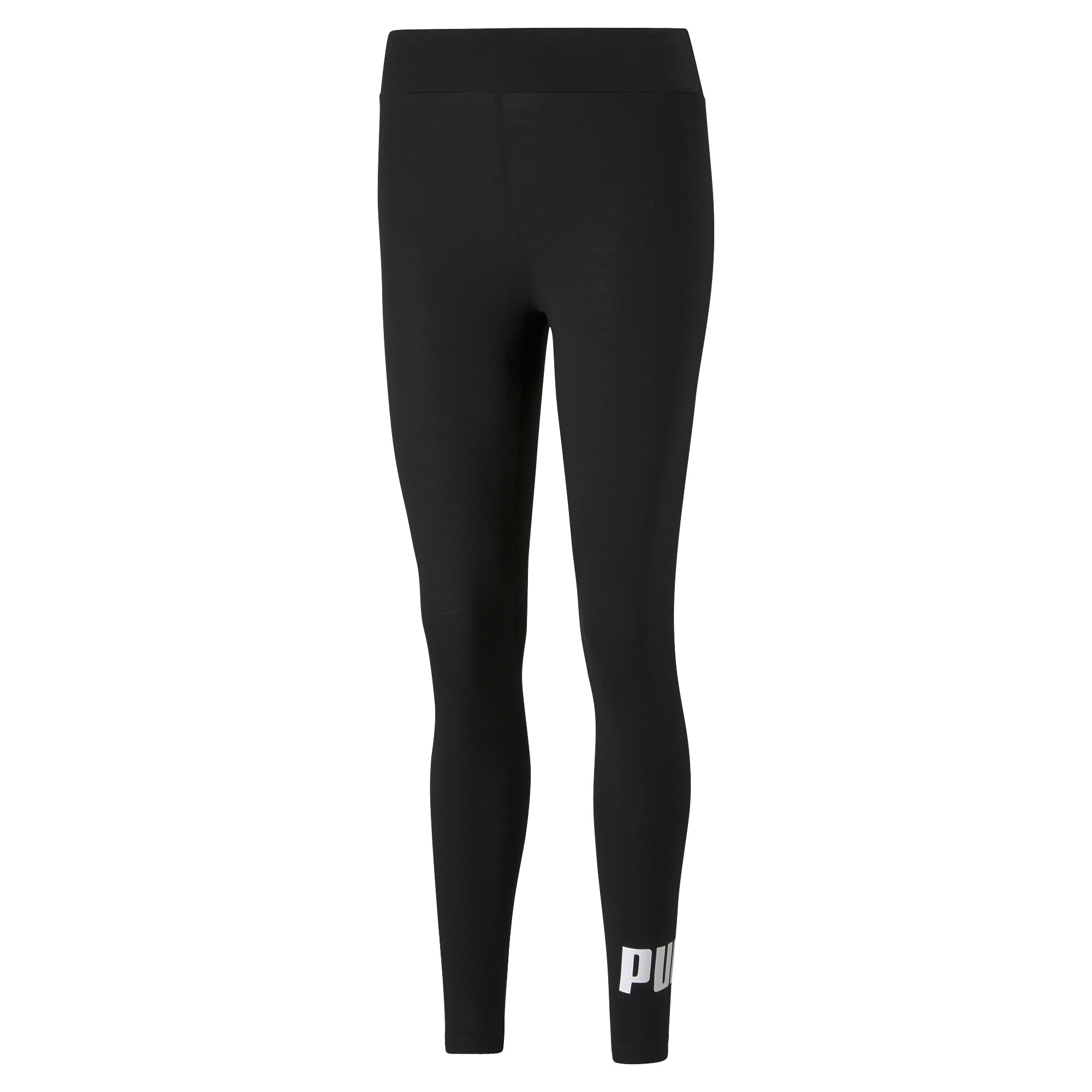 Women's Puma Essentials Logo Leggings, Black, Size XS, Clothing