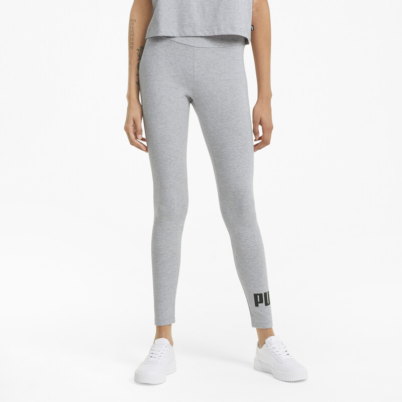 

Women's PUMA Logo Leggings, Gray