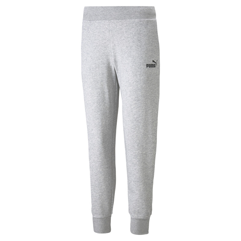 Women's PUMA Essentials Sweat Cotton Pants in Gray size XL