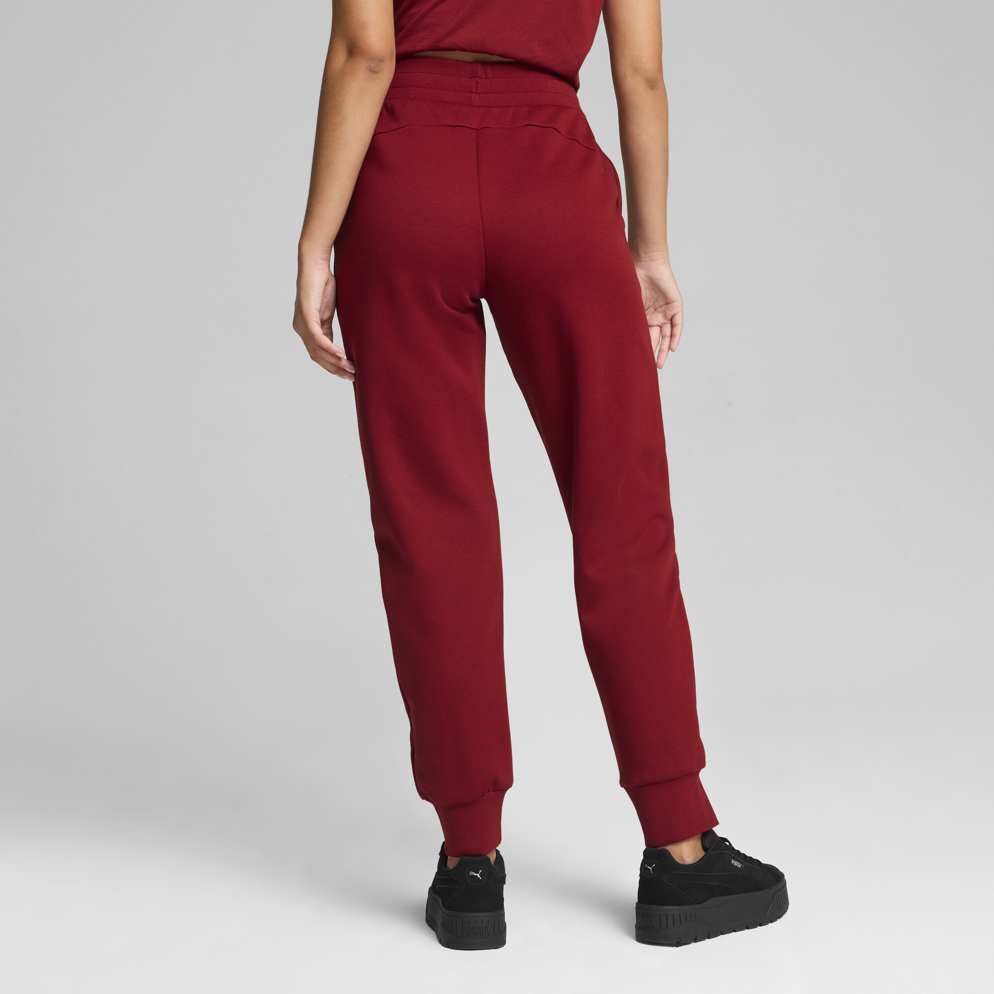 Women's Puma Essentials Sweatpants, Red, Size XS, Women