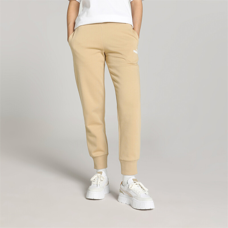 

Women's PUMA Mid-Rise Sweat Pants, Sand dune