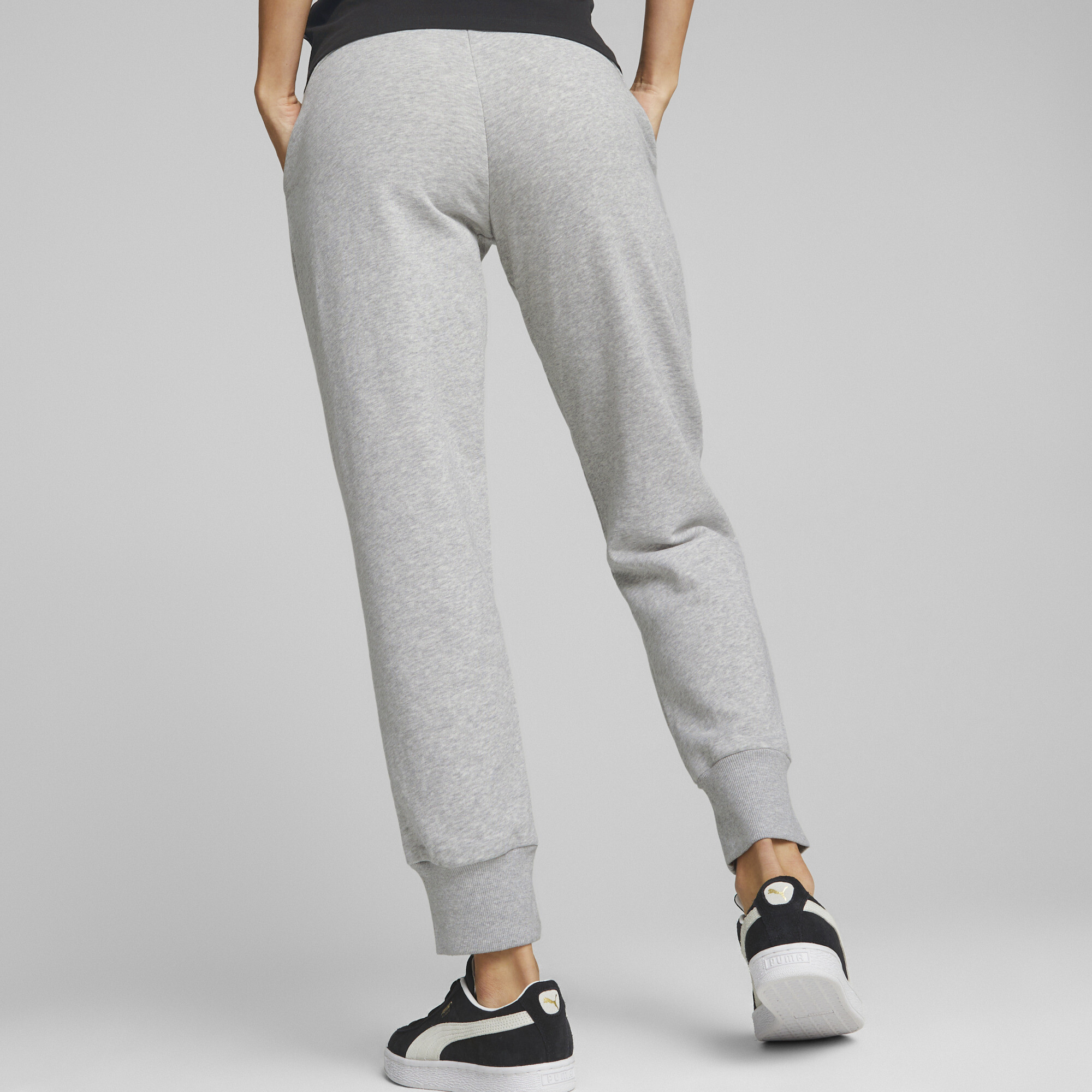 Women's Puma Essentials Sweatpants, Gray, Size XXL, Clothing