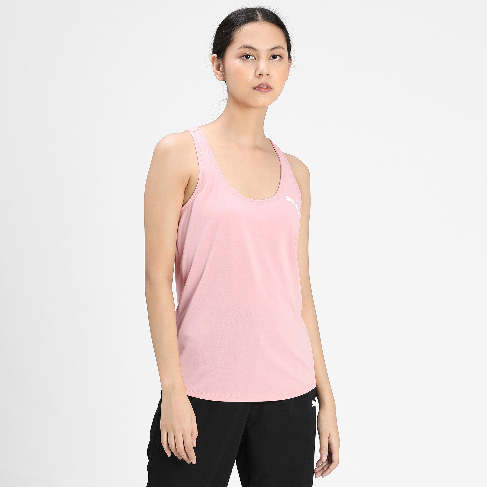 Women's Puma Active Tank Top, Pink, Size XL, Clothing