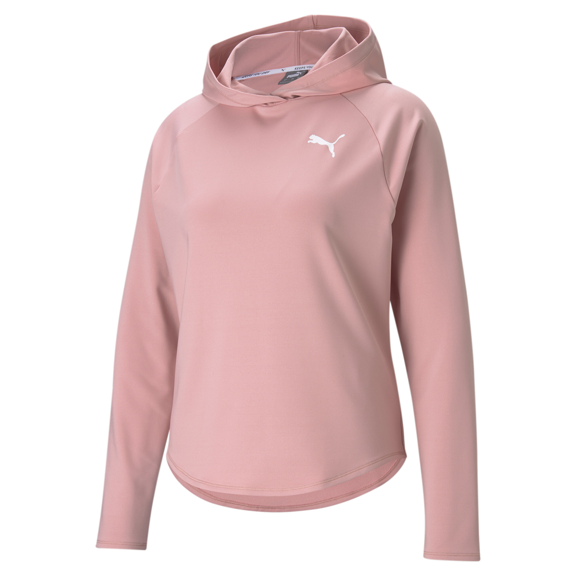 Women's Puma Active's Hoodie, Pink, Size M, Clothing