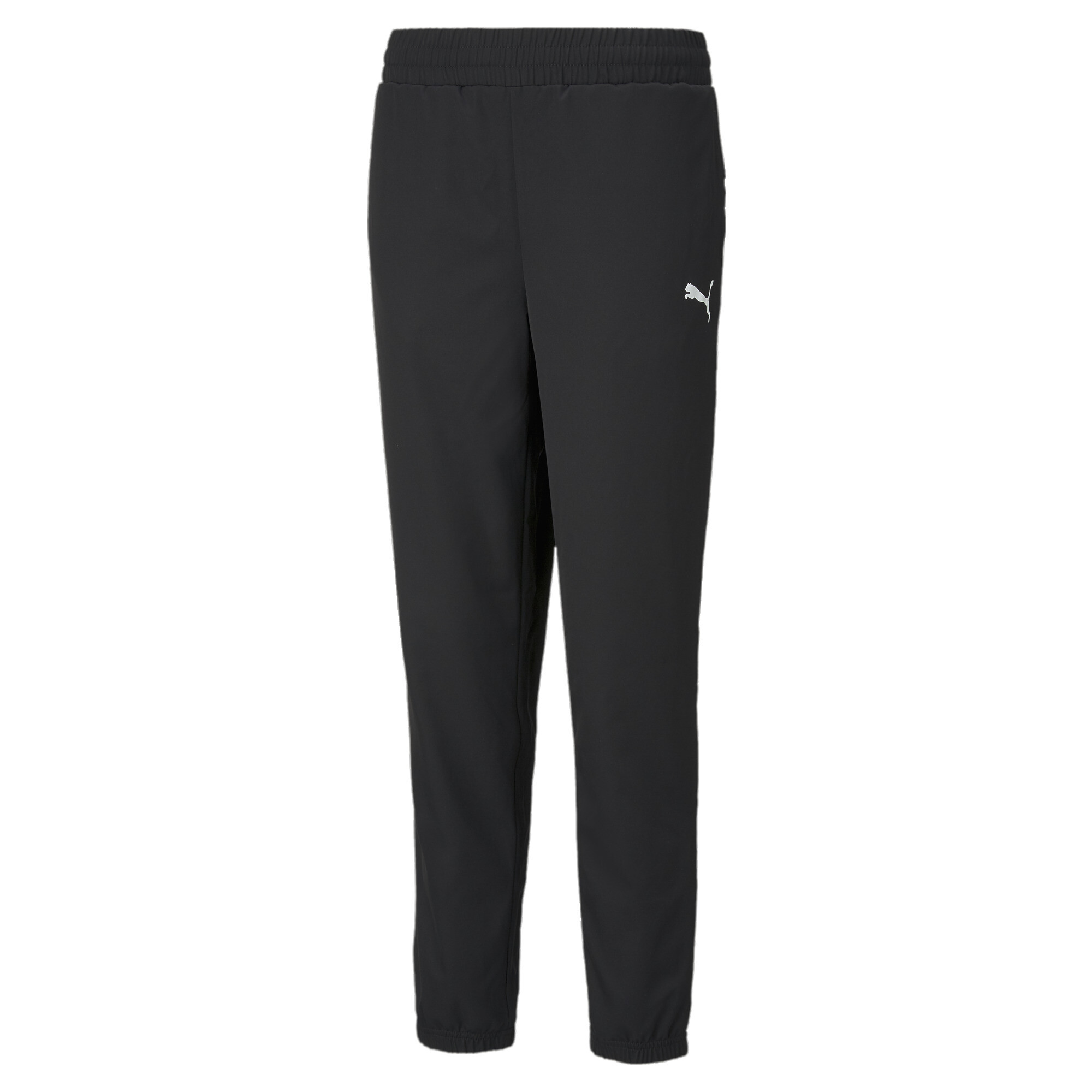 Women's Puma Active Woven Pants, Black, Size L, Clothing