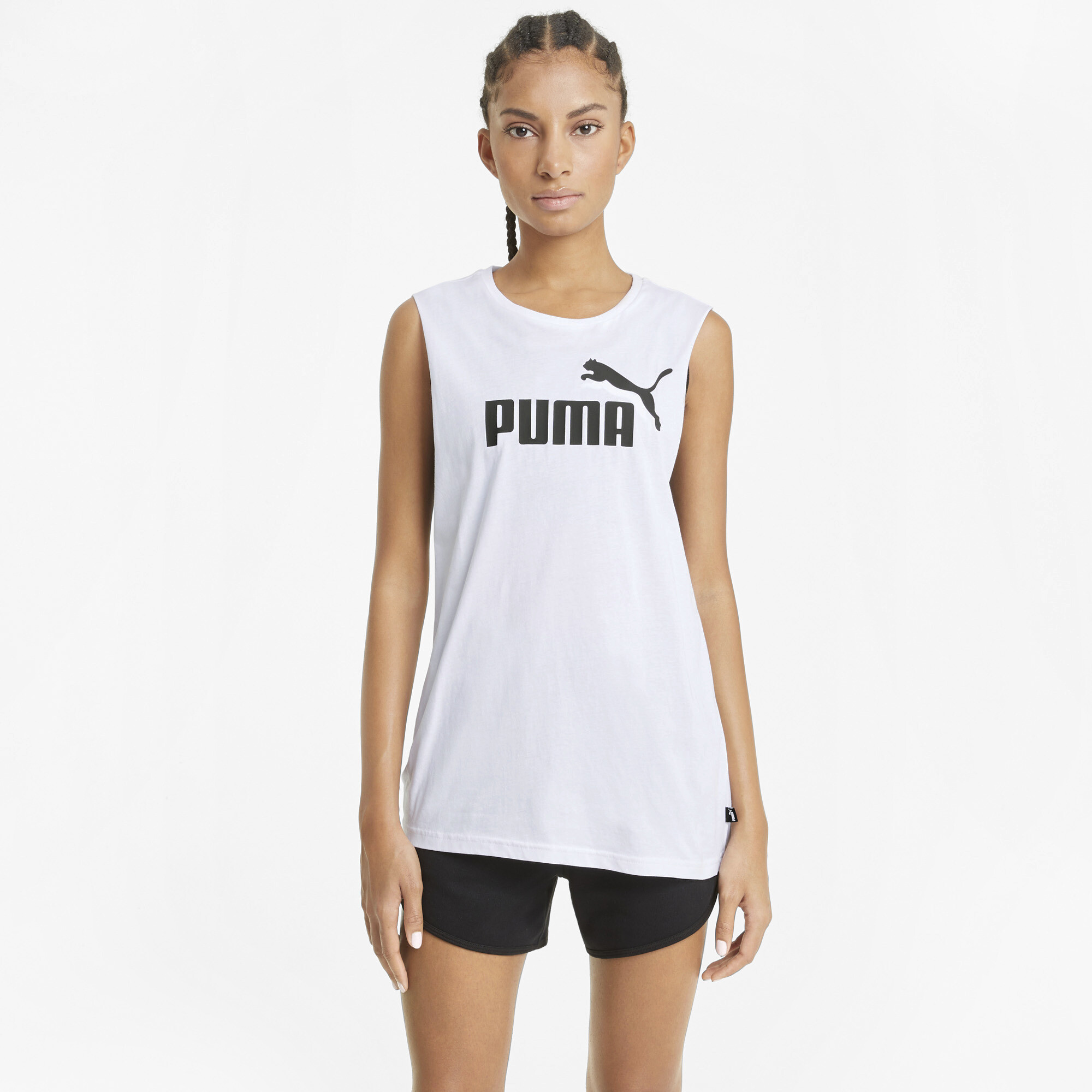 PUMA Débardeur coupé à logo Essentials femme Vêtements - vue 1