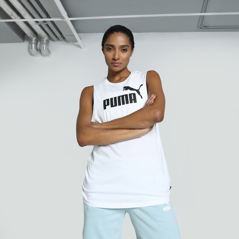 Women's PUMA Essential Cut Off Logo Tank