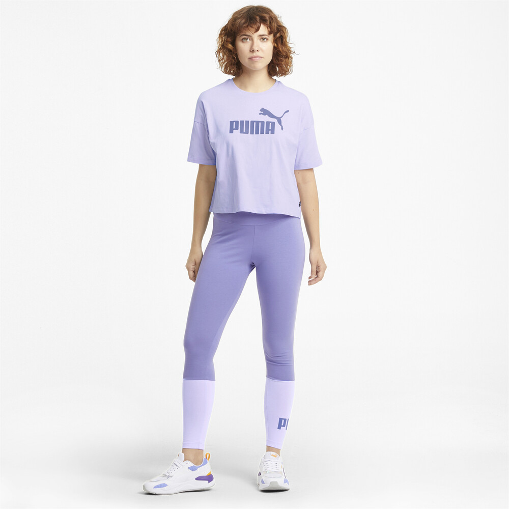 фото Топ essentials logo cropped women's tee puma