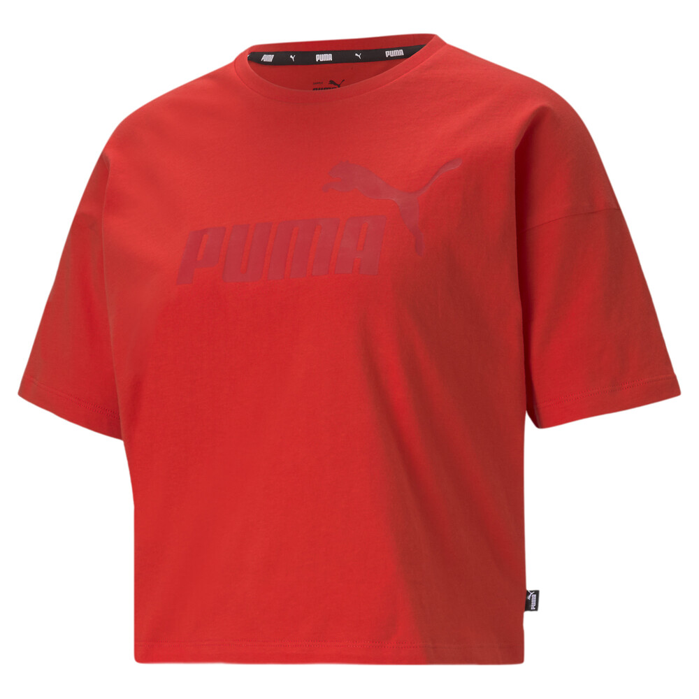 фото Топ essentials logo cropped women's tee puma