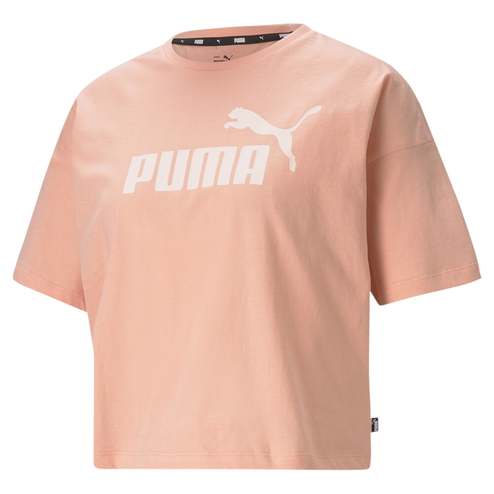 фото Топ essentials logo cropped women's tee puma