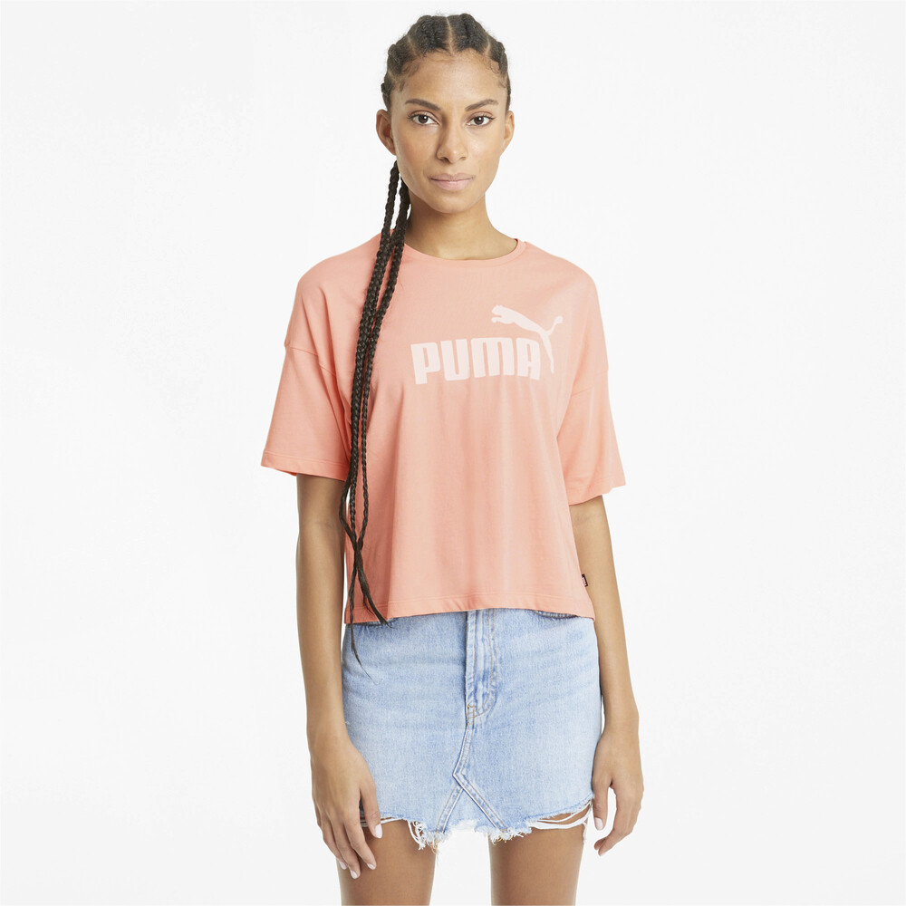 фото Топ essentials logo cropped women's tee puma