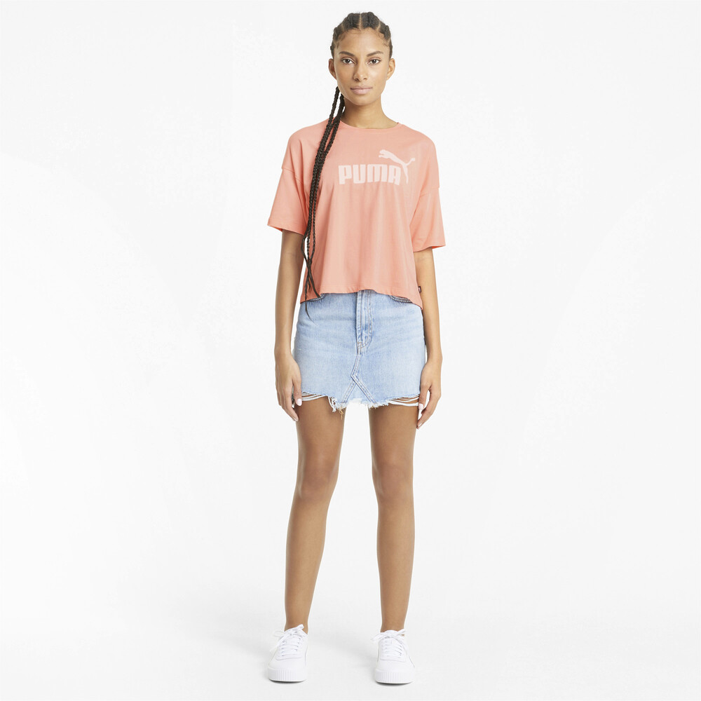 фото Топ essentials logo cropped women's tee puma