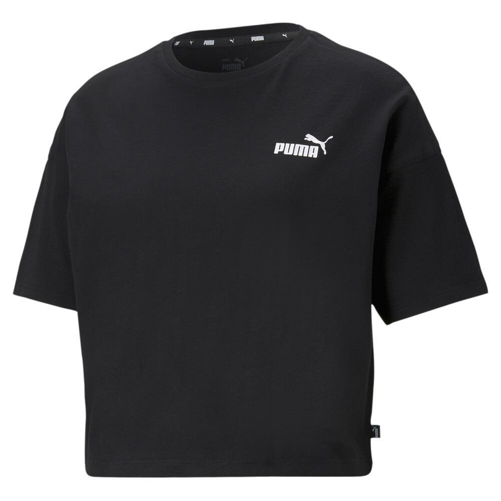 фото Футболка essentials cropped small logo women's tee puma