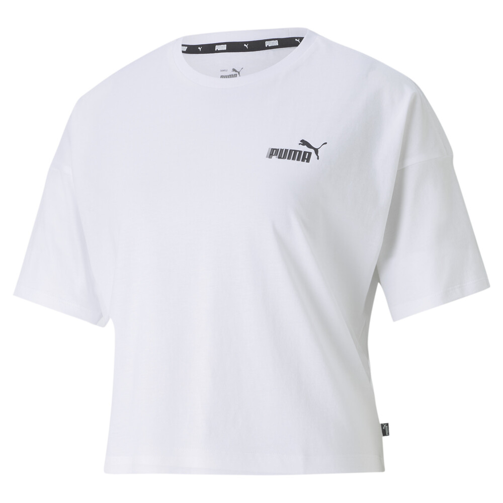 фото Футболка essentials cropped small logo women's tee puma