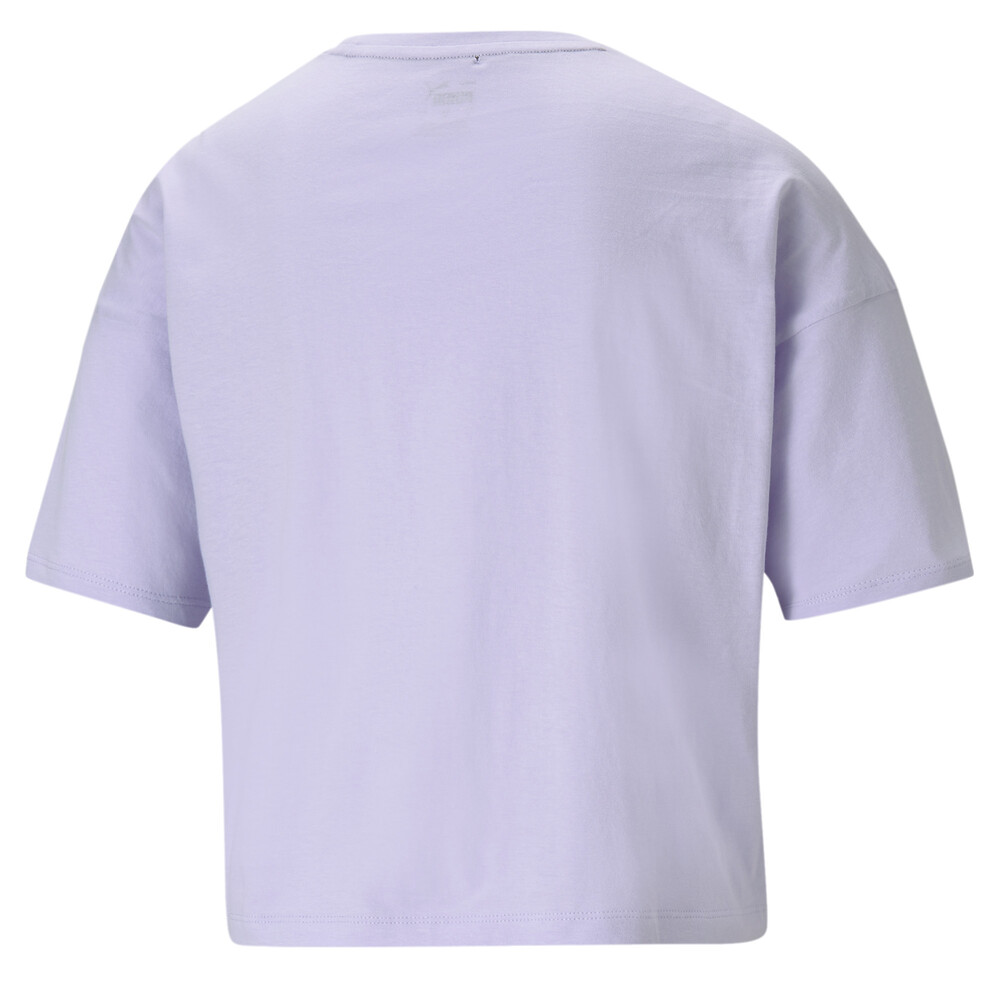 

PUMA - female - Футболка Essentials Cropped Small Logo Women's Tee – Light Lavender –, Фиолетовый