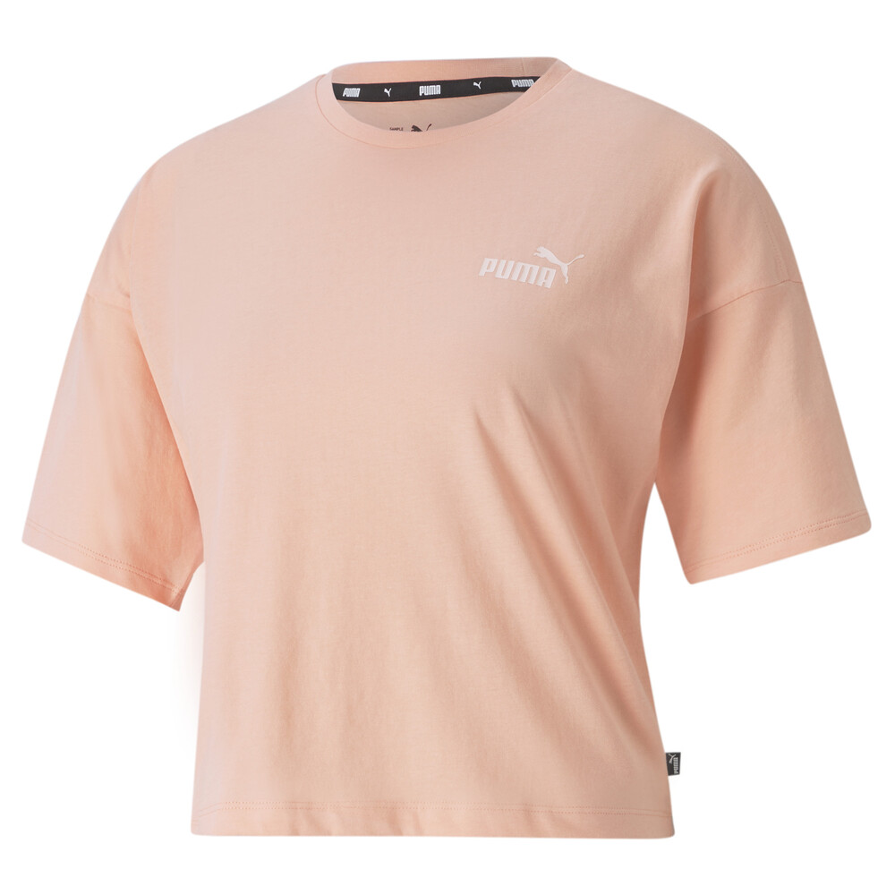 фото Футболка essentials cropped small logo women's tee puma