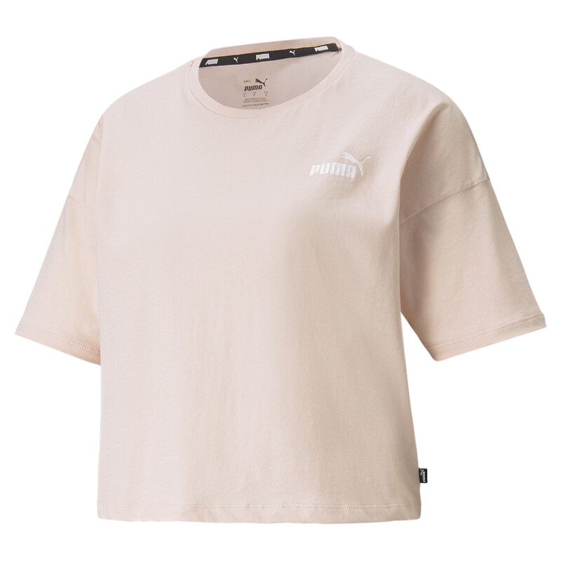 

Women's PUMA Essential Small Logo Cropped Relaxed Fit T-Shirt