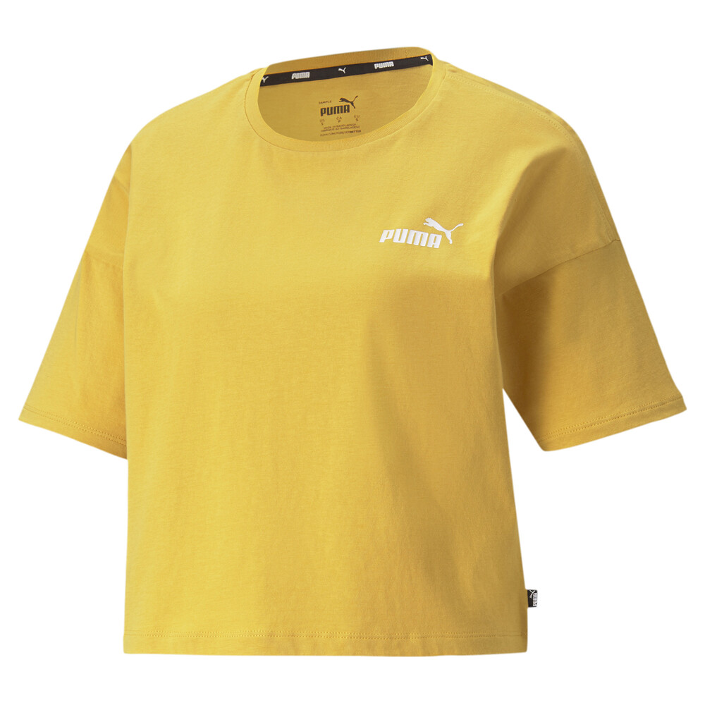 фото Футболка essentials cropped small logo women's tee puma