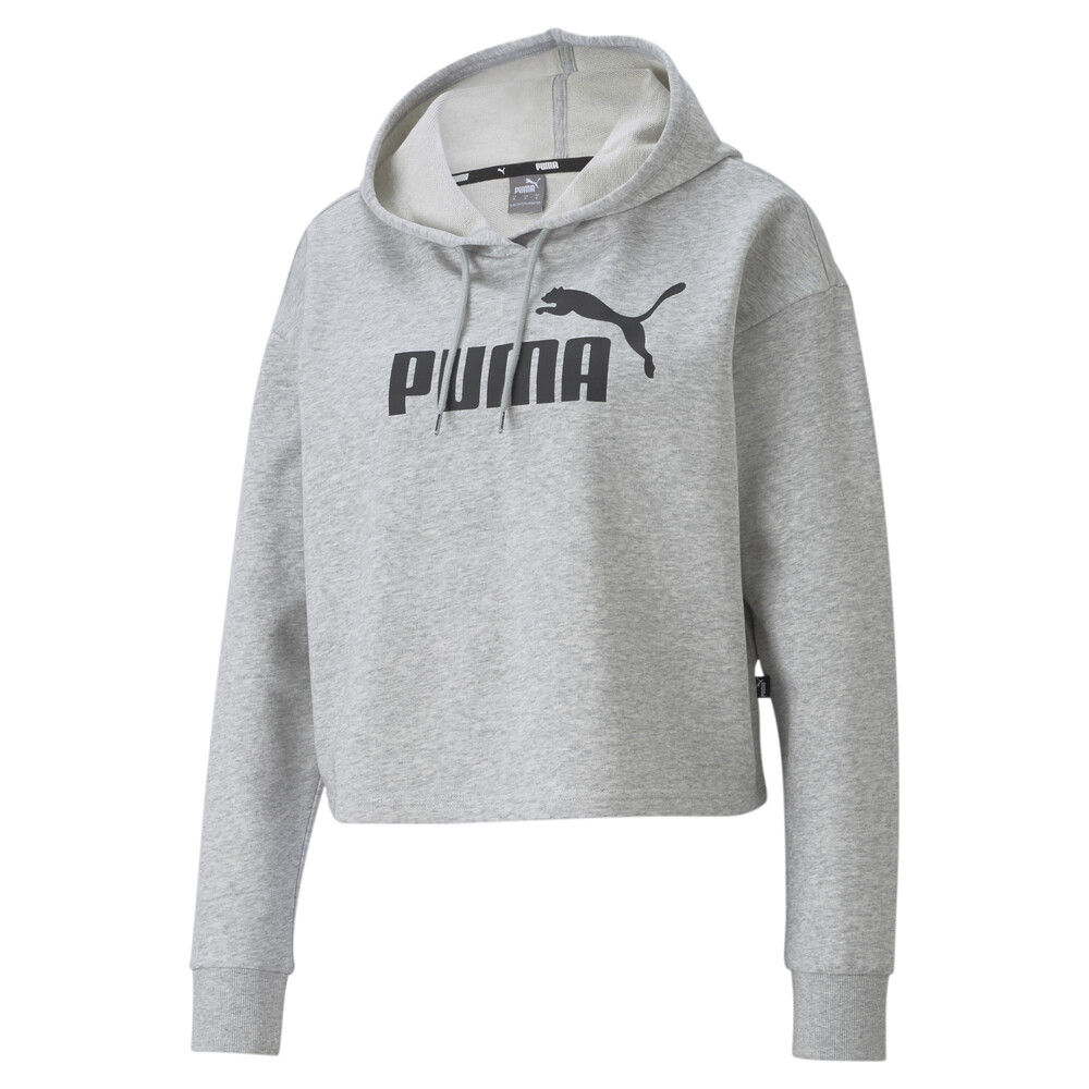 фото Толстовка essentials logo cropped women's hoodie puma