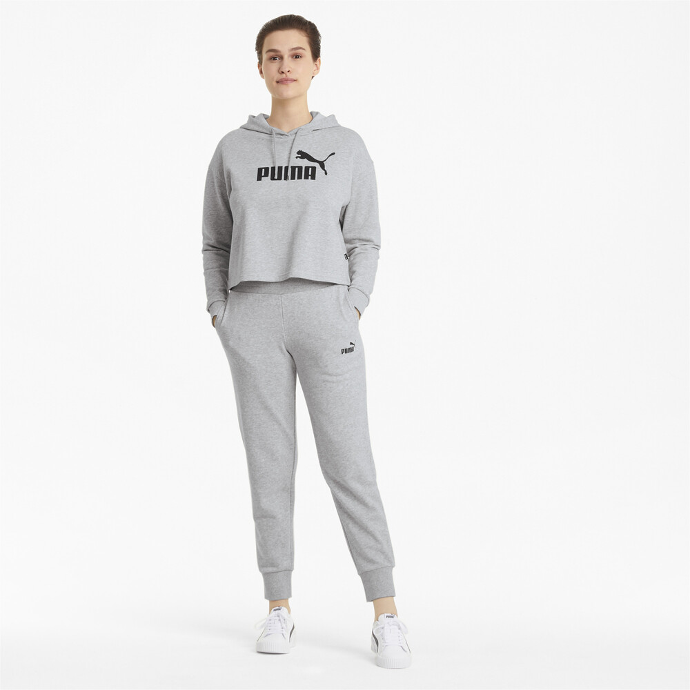фото Толстовка essentials logo cropped women's hoodie puma