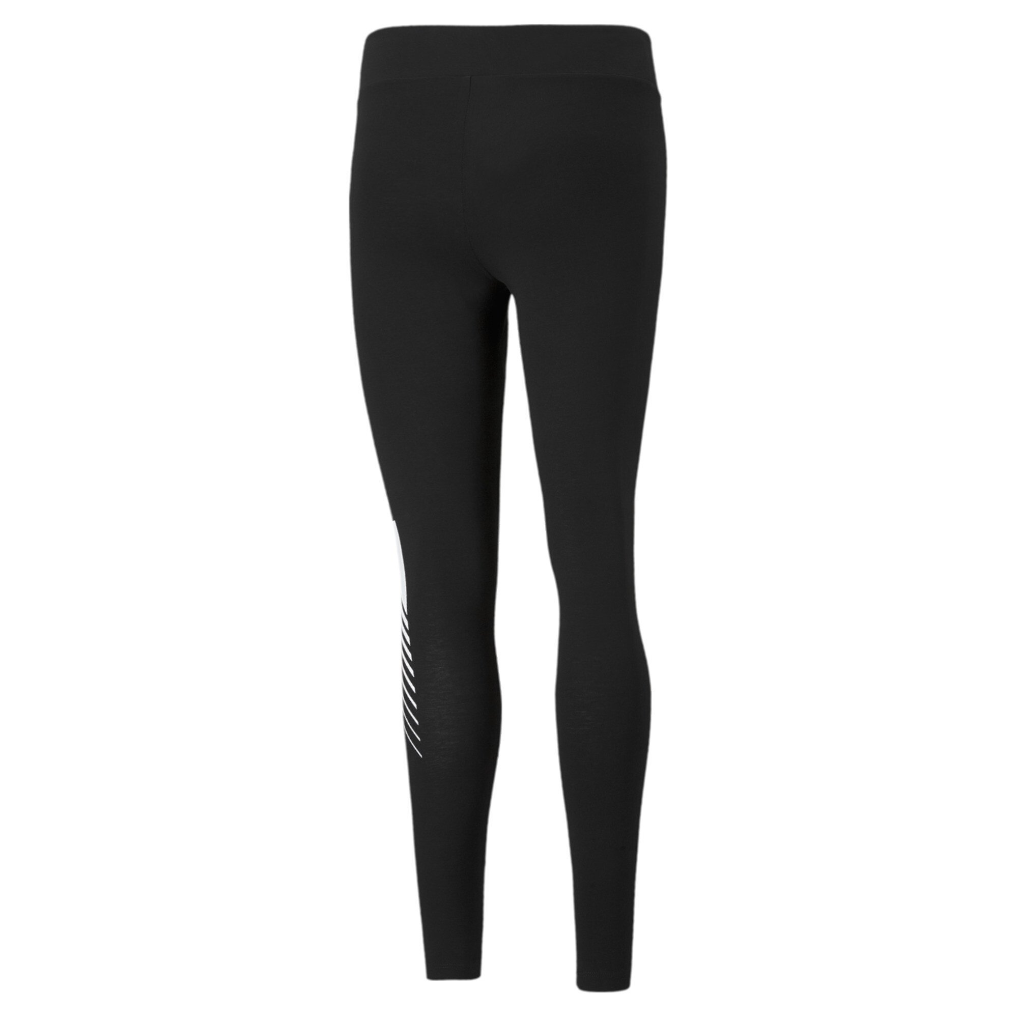 Women's Puma Essentials Graphic's Leggings, Black, Size XXS, Clothing