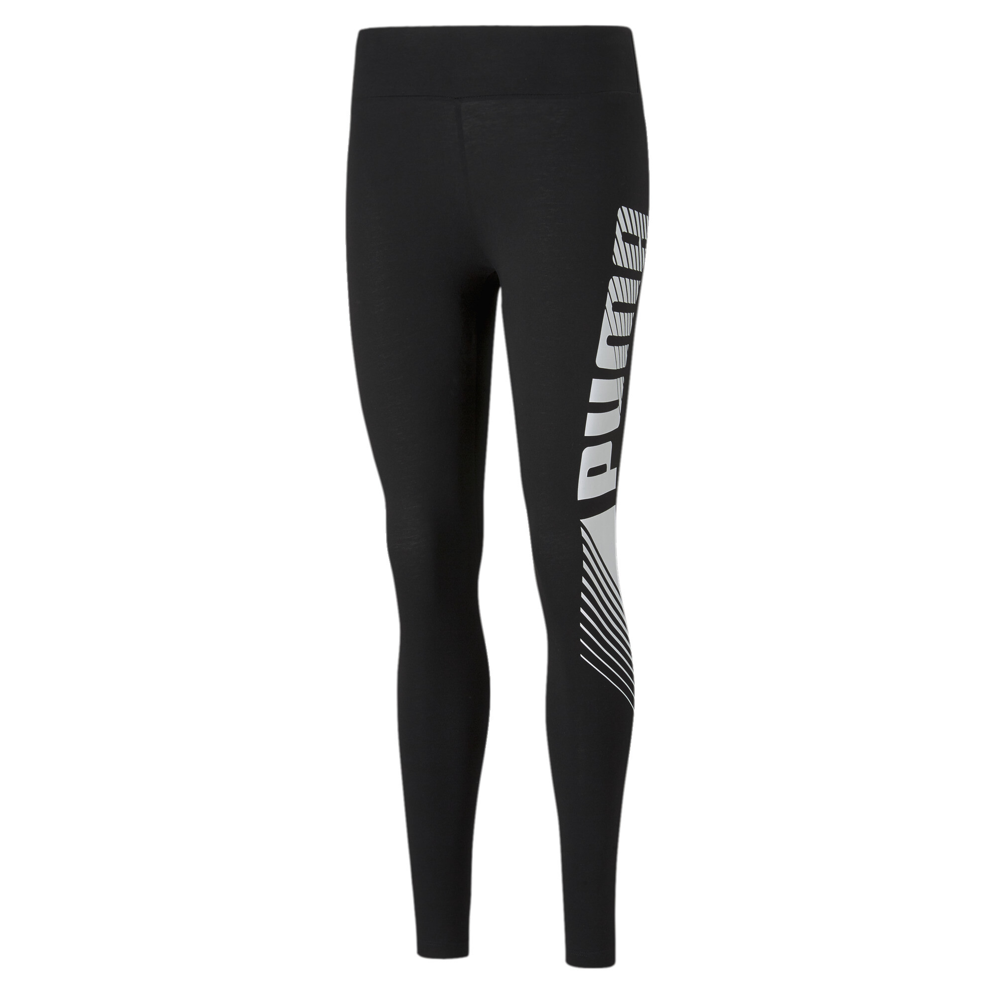 Women's Puma Essentials Graphic's Leggings, Black, Size XXS, Clothing