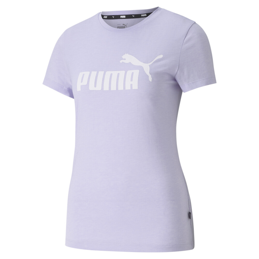 фото Футболка essentials logo heather women's tee puma