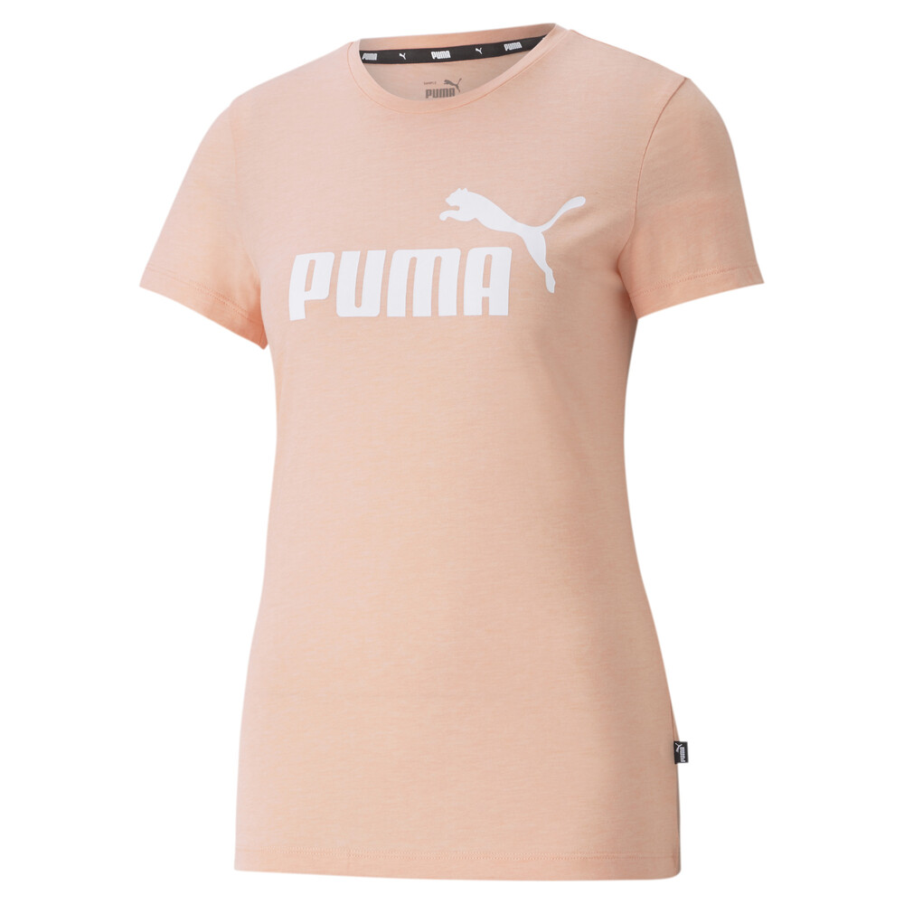 фото Футболка essentials logo heather women's tee puma