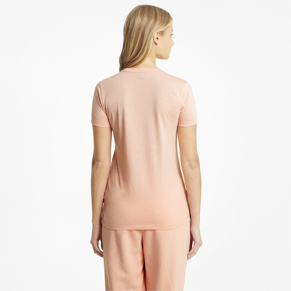 

PUMA - female - Футболка Essentials Logo Heather Women' Tee – Apricot Blush Heather –, Розовый