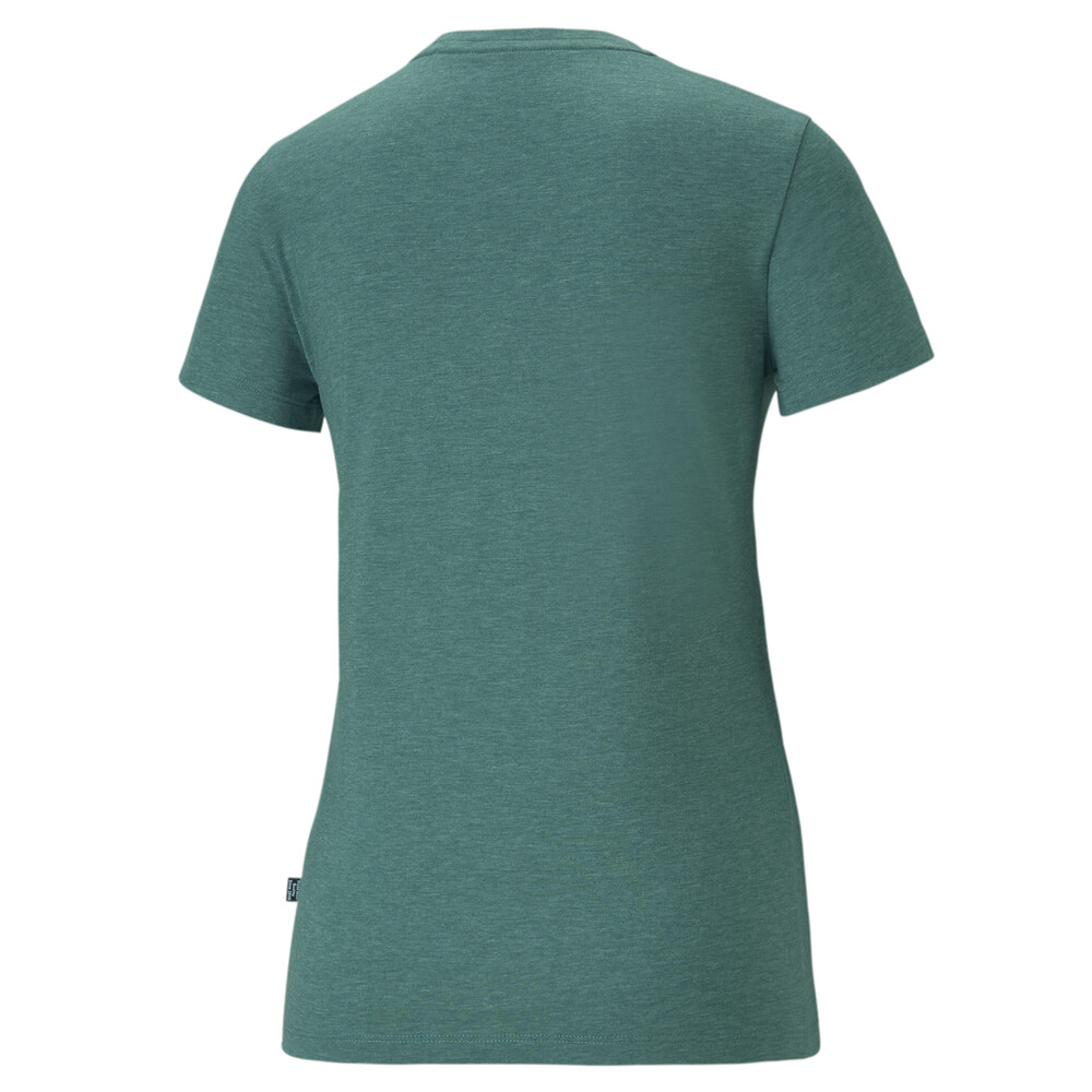 

PUMA - female - Футболка Essentials Logo Heather Women' Tee – Blue Spruce Heather –, Зеленый