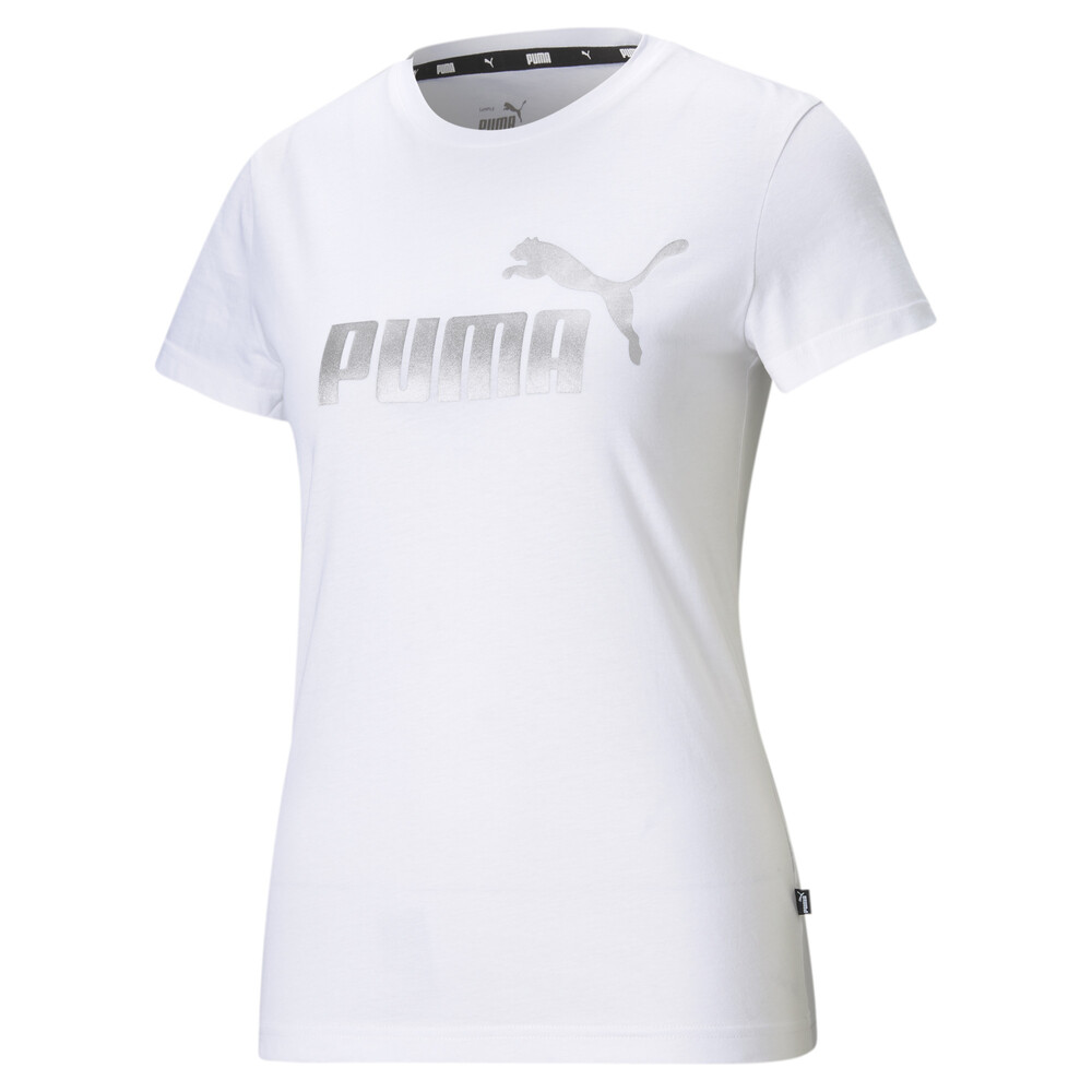 фото Футболка essentials+ metallic logo women's tee puma