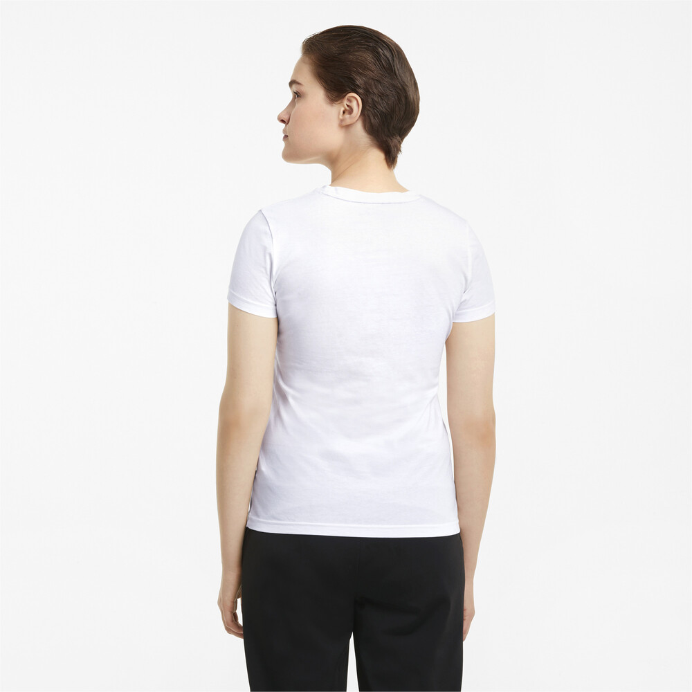

PUMA - female - Футболка Essentials+ Metallic Logo Women's Tee – Puma White-Silver –, Белый
