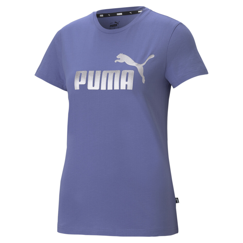 фото Футболка essentials+ metallic logo women's tee puma