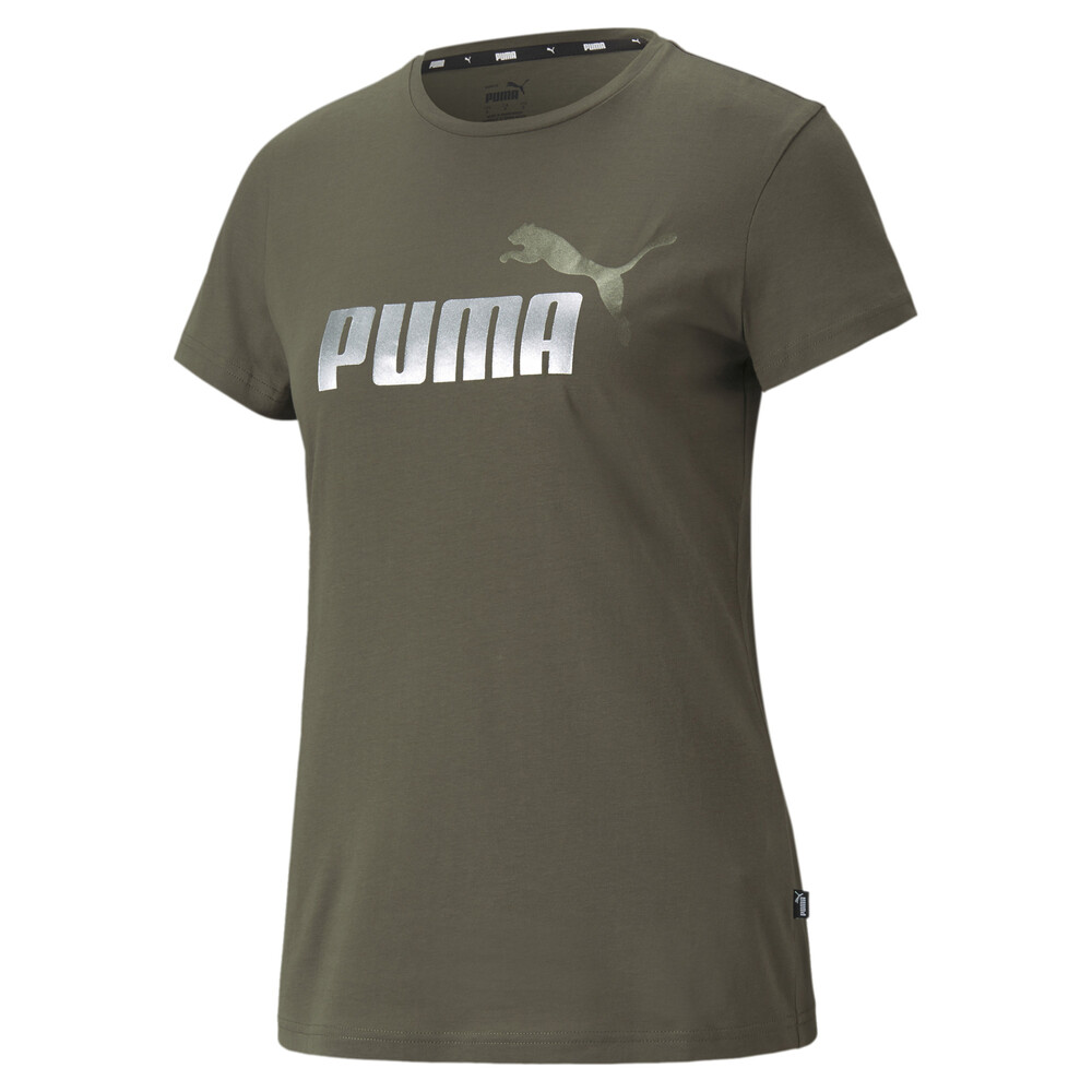 фото Футболка essentials+ metallic logo women's tee puma