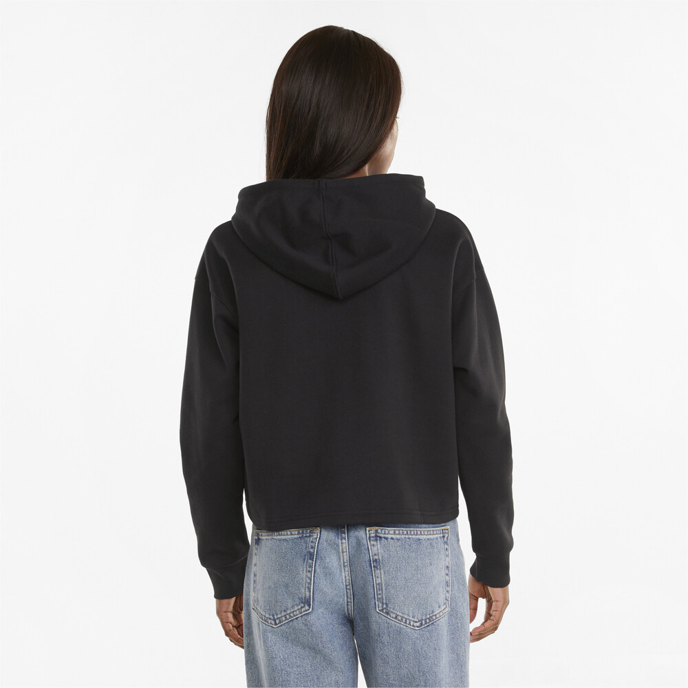фото Толстовка essentials+ cropped metallic women's hoodie puma