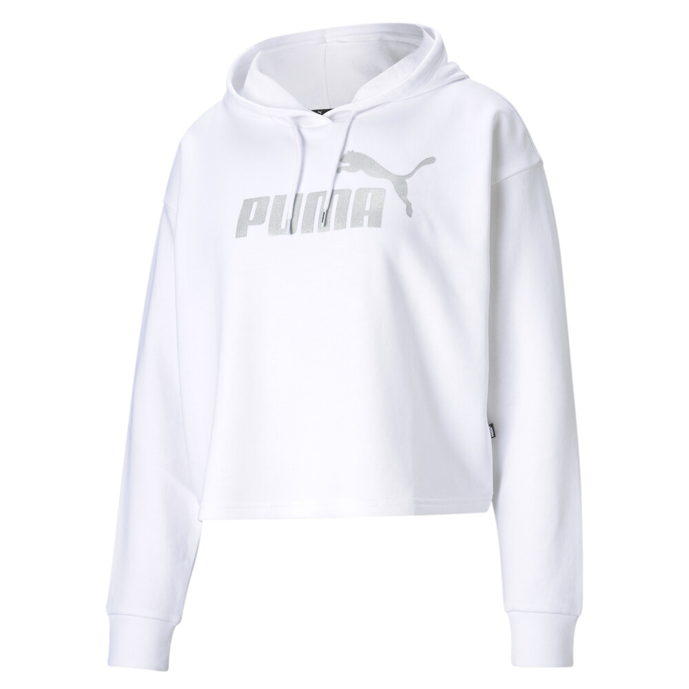 фото Толстовка essentials+ cropped metallic women's hoodie puma
