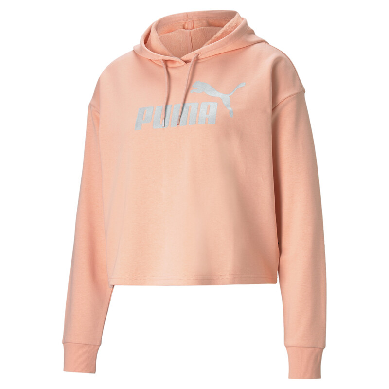 

Women's PUMA Essentials+ Cropped Metallic Relaxed Hoodie