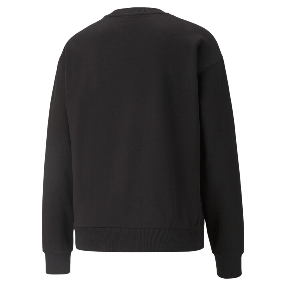 фото Толстовка essentials+ metallic logo crew neck women's sweatshirt puma