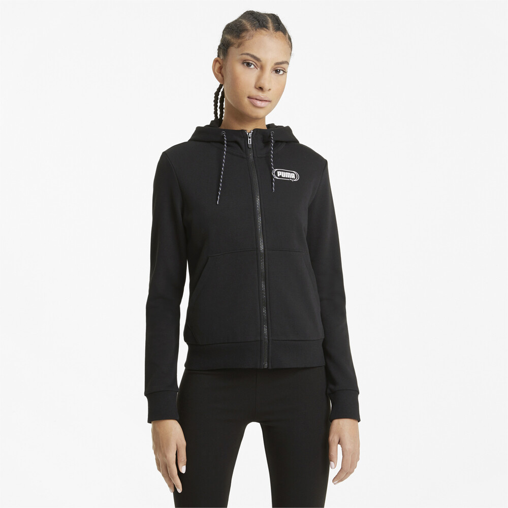 фото Толстовка rebel women's full-zip hoodie puma