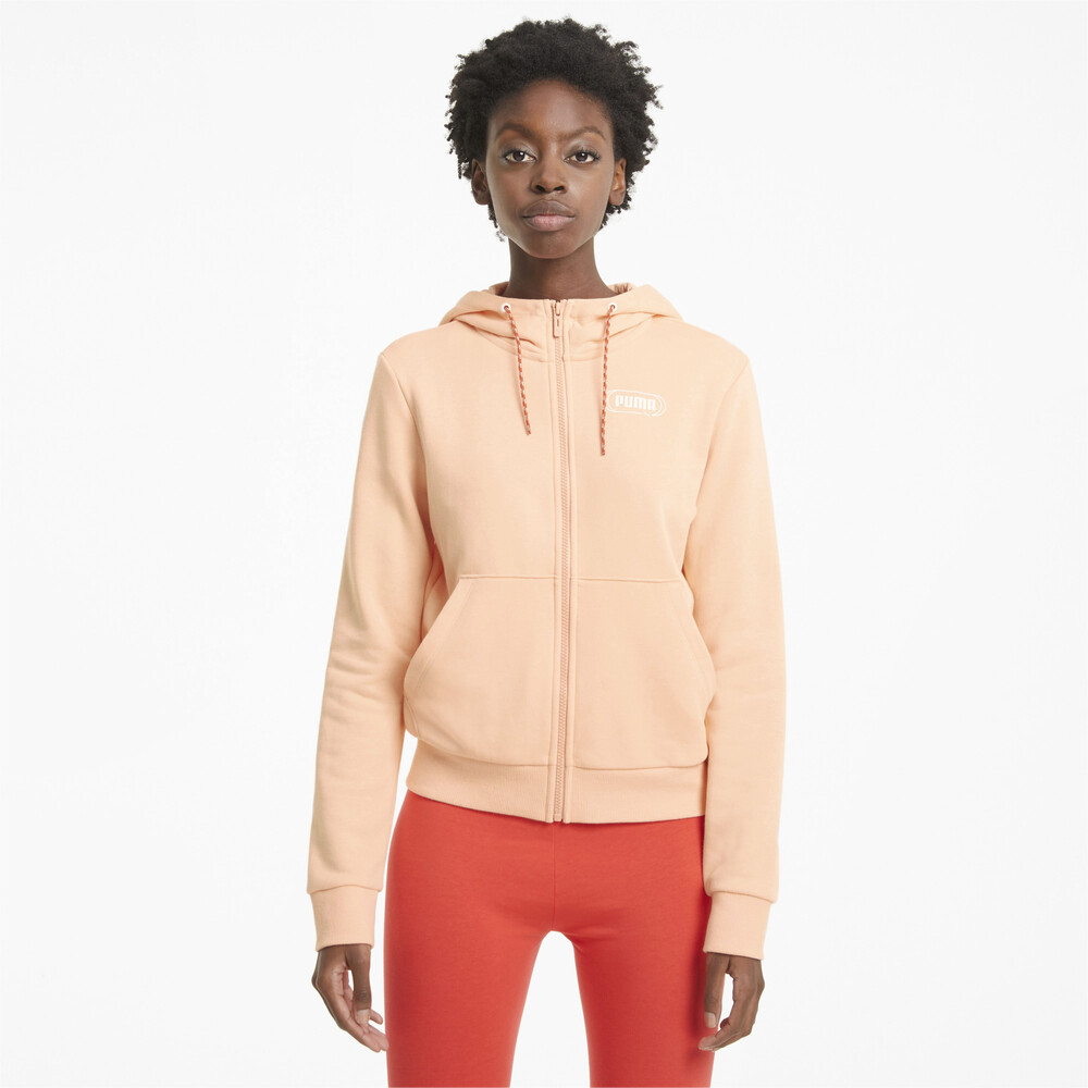 фото Толстовка rebel women's full-zip hoodie puma