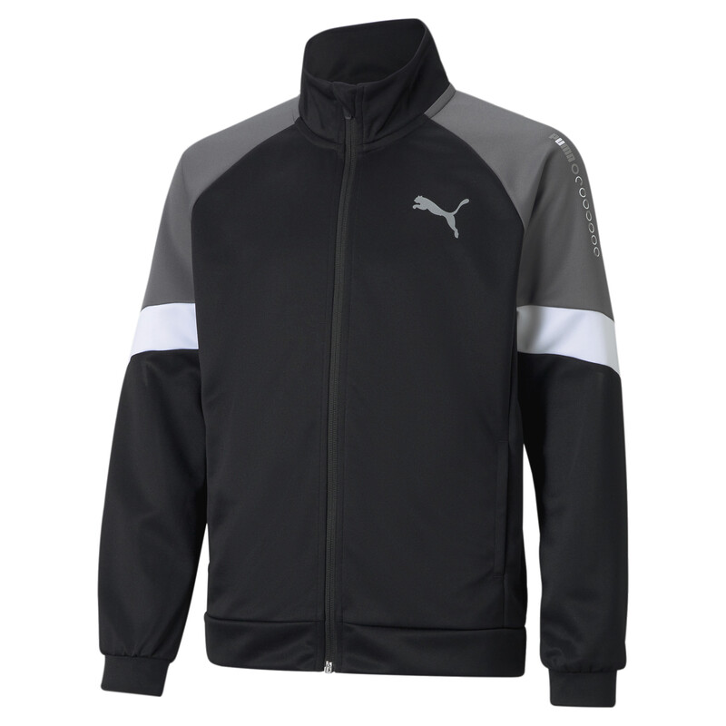 

PUMA Active Sports Poly Youth Track Jacket, Black
