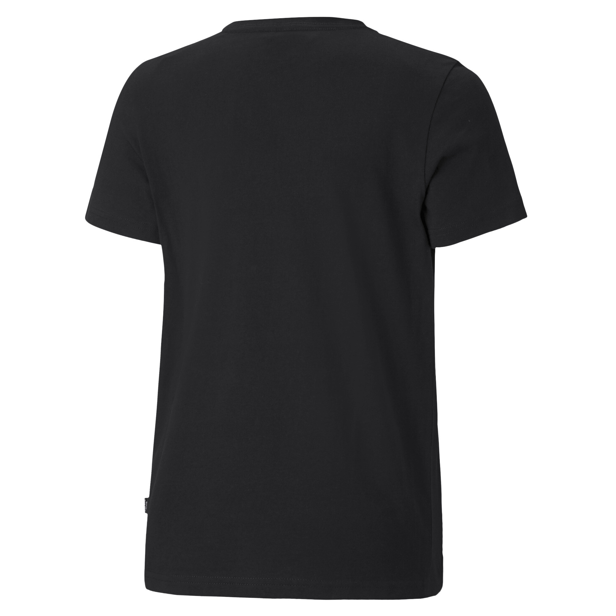 Men's Puma Essentials Logo Tee Youth, Black, Size 9-10Y, Clothing