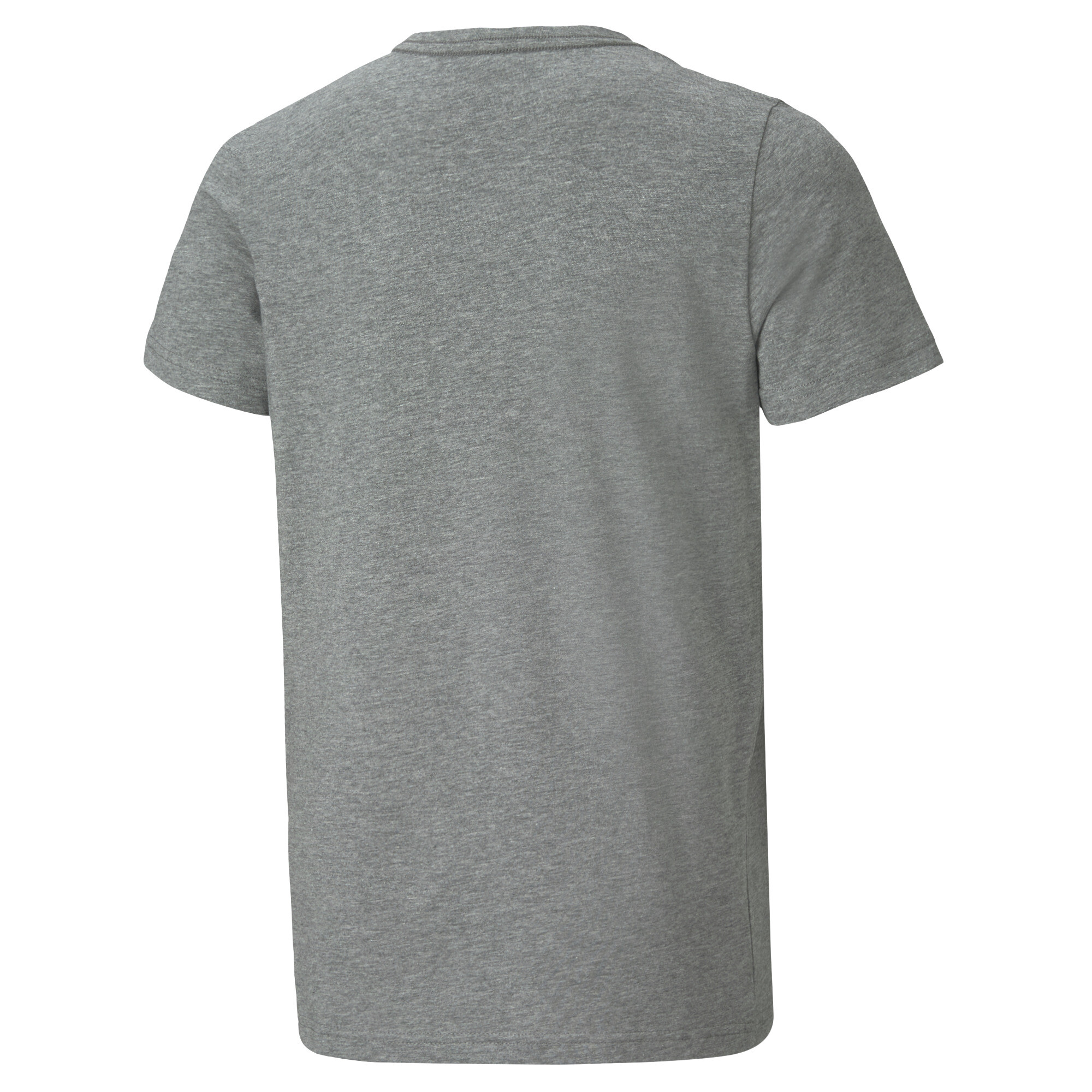 Men's Puma Essentials Logo Tee Youth, Gray, Size 1-2Y, Clothing