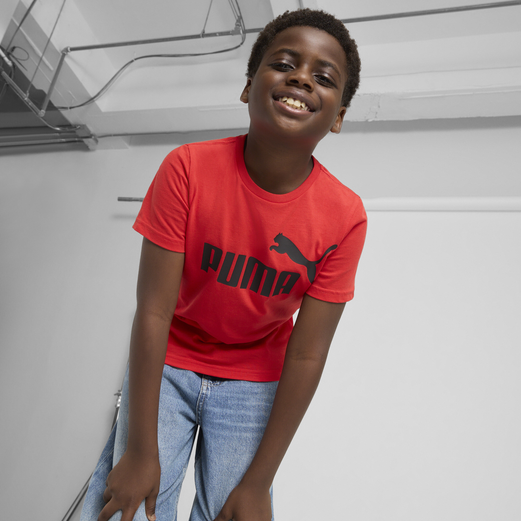 PUMA Essentials Big Kids'Logo Tee - Picture 22 of 29