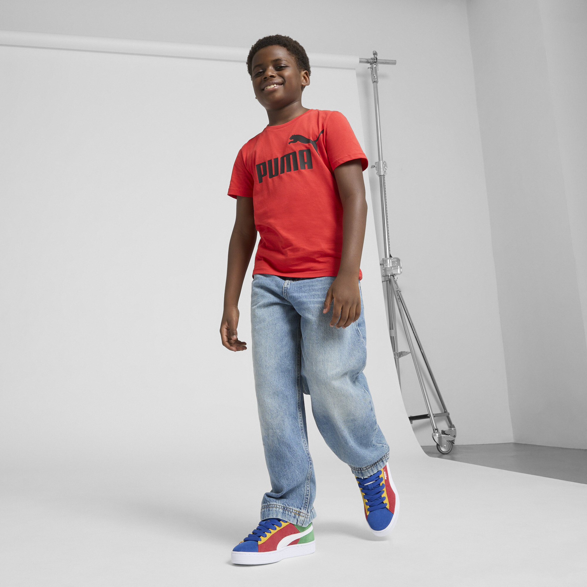 PUMA Essentials Big Kids'Logo Tee - Picture 24 of 29