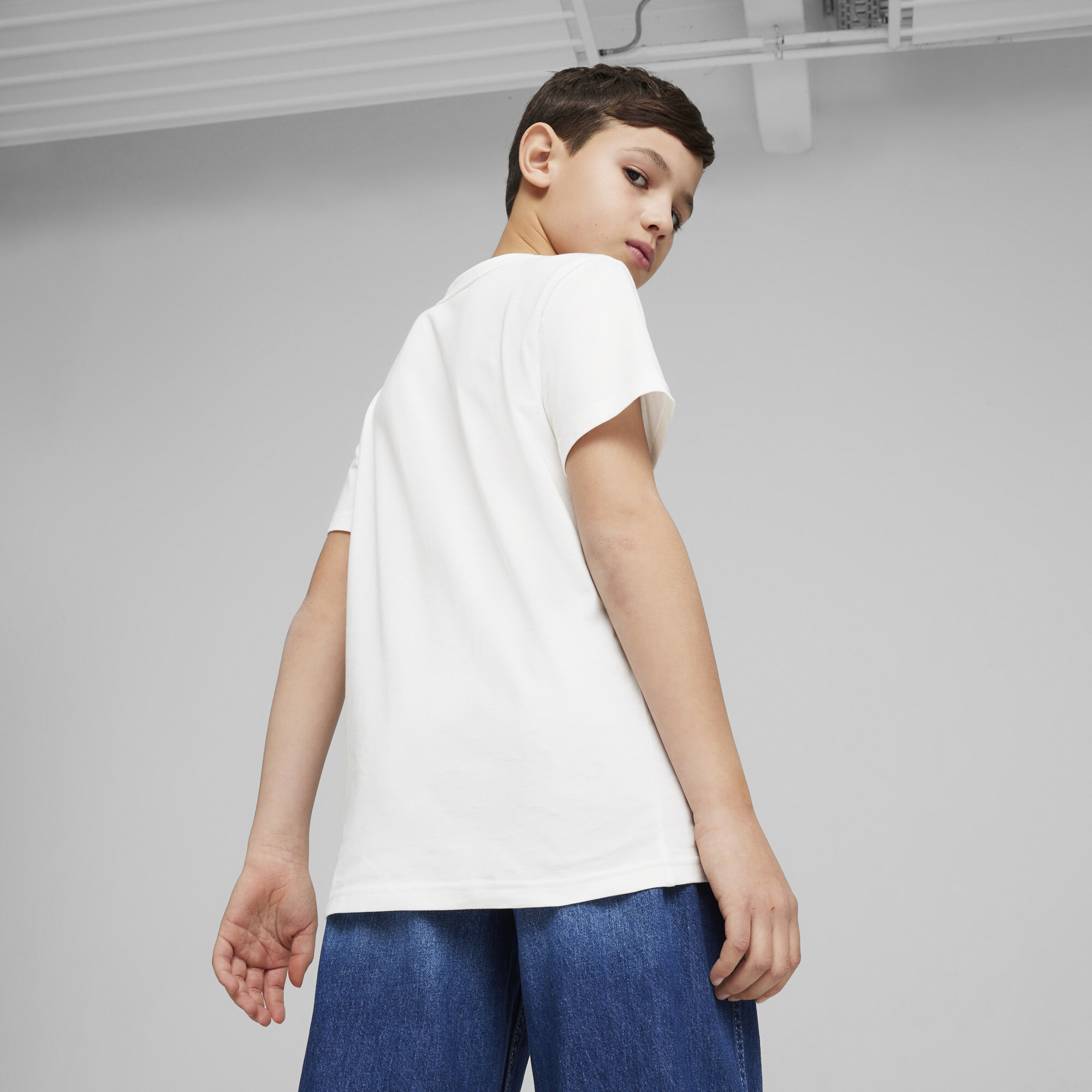 PUMA Essentials Big Kids'Logo Tee - Picture 29 of 29