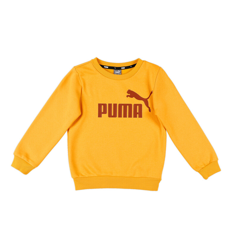 

PUMA Essential Big Logo Crew Boy's Sweat Shirt, Tangerine
