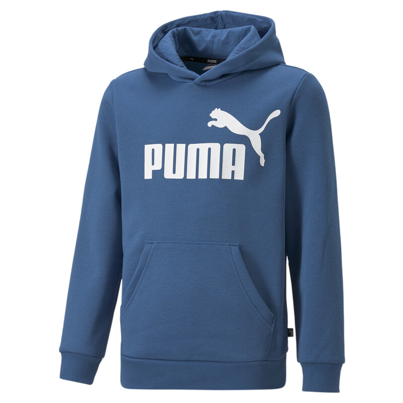 

PUMA Big Logo Boy's Hoodie, Black/blue