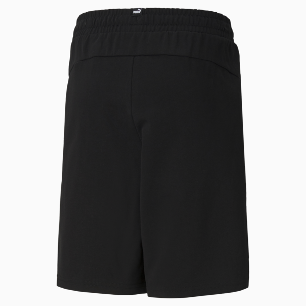 Essentials Jersey Youth Shorts, Puma Black, large-ZAF